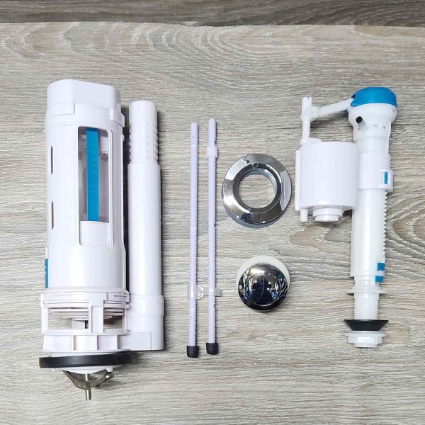 Kit Reparación Wc Descarga Dual Larga Para Estanque One Piece