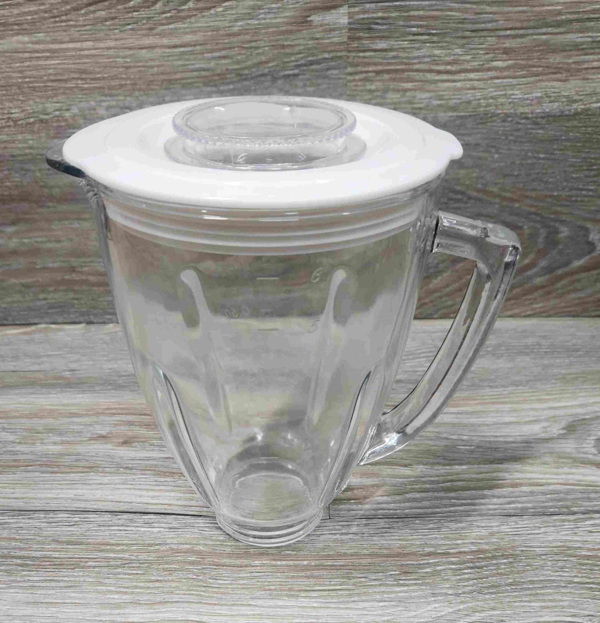 Vaso Juguera Tipo Oster Vidrio Redondo. - Imagen 1