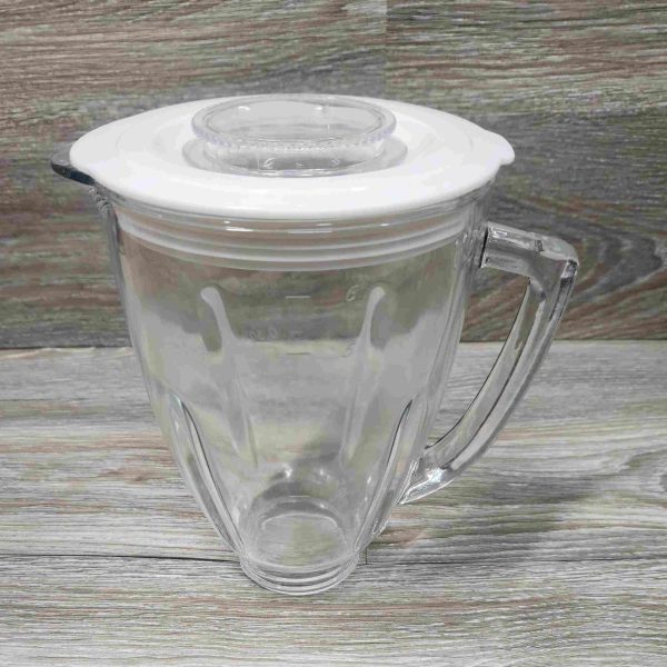 Vaso Juguera Tipo Oster Vidrio Redondo.