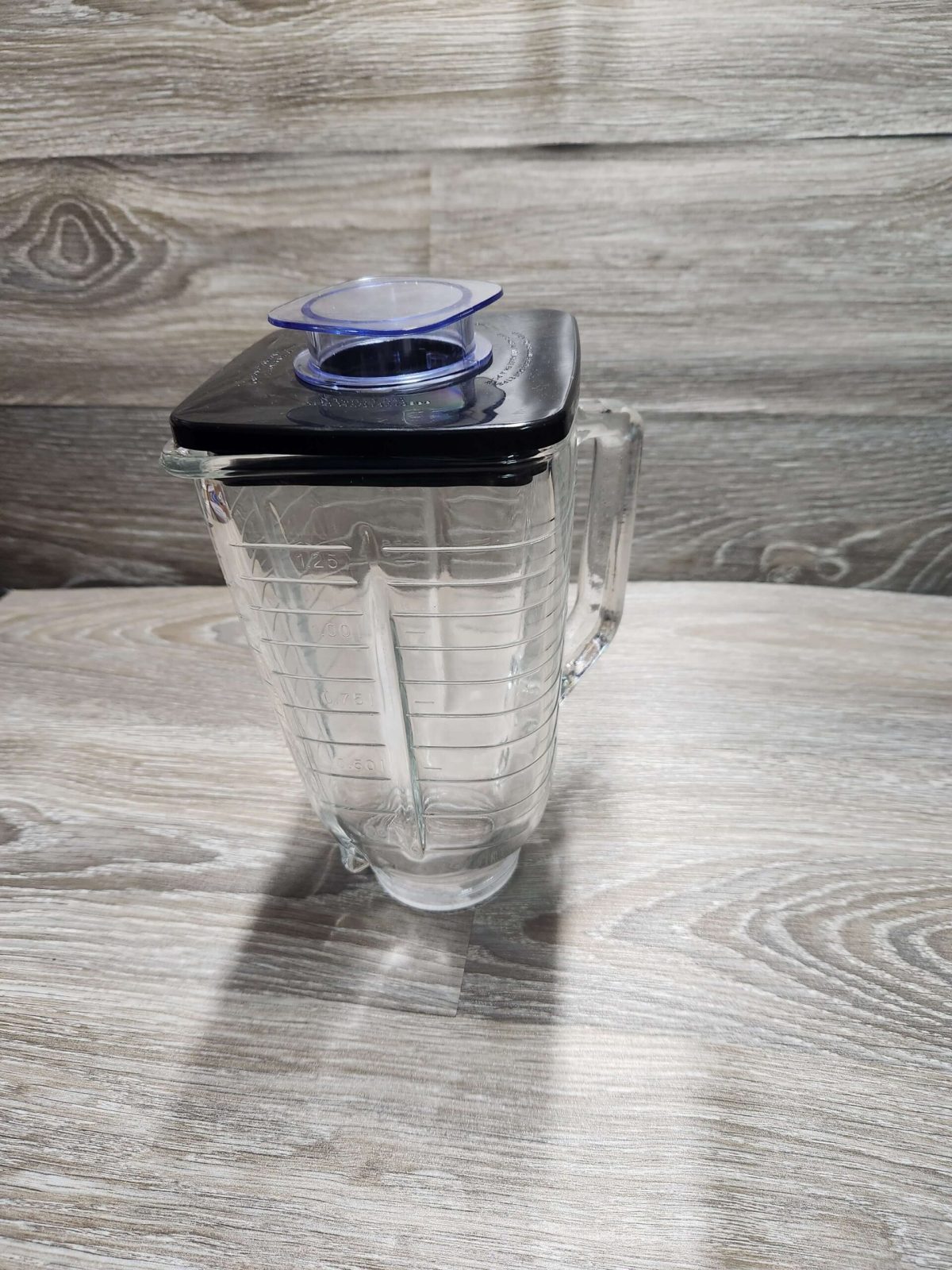 Vaso Juguera Tipo Oster Vidrio Cuadrado. - Imagen 1