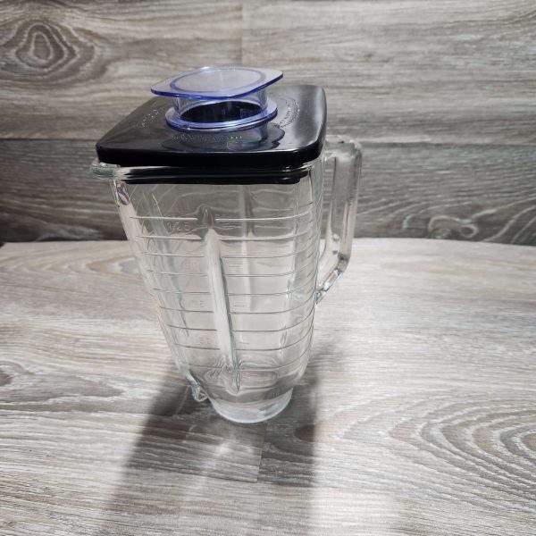 Vaso Juguera Tipo Oster Vidrio Cuadrado.